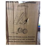 PowerSmart PS10 15 Amp 120V Corded Electric Wood Chipper, Shredder, and Mulcher