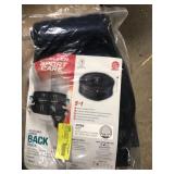 Mueller Adjustable Lumbar Back Brace with Removable Pad, Plus Size, Fits Waist Sizes 50" - 70"