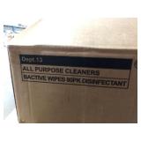 Bactive Anti-bacterial/Covid Wipes, Case of 18 Packs Included!