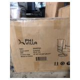 2pc Patio Swivel Rocking Chairs - Gray - Captiva Designs