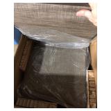 2pc Patio Swivel Rocking Chairs - Gray - Captiva Designs