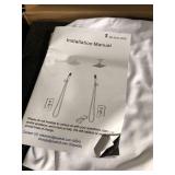 SR SUN RISE SRSH-F5043 Bathroom Luxury Rain Mixer Combo Set Wall Mounted Rainfall Shower Head System Polished Chrome, (Contain Faucet Rough-in Valve Body and Trim)