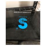 SR SUN RISE SRSH-F5043 Bathroom Luxury Rain Mixer Combo Set Wall Mounted Rainfall Shower Head System Polished Chrome, (Contain Faucet Rough-in Valve Body and Trim)