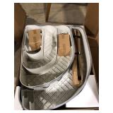 Blue Wave Wedding Cake Above Ground Pool Step w/ Liner Pad - White