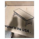 Walker Edison - Meridian Wood Dining Bench, Cappuccino