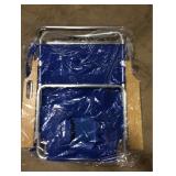 Ostrich 3-in-1 Lightweight Aluminum 5 Position Reclining Beach Chair, Blue