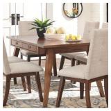 Signature Design By Ashley - Centiar Rectangular Dining Room Table - Casual Style - Two-tone Brown