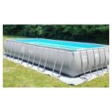 Intex Ultra XTR Rectangular Pool Set, 24ft x 12ft x 52in