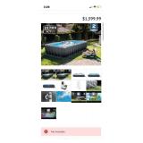 Intex Ultra XTR Rectangular Pool Set, 24ft x 12ft x 52in