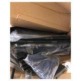 Mainstays Forest Hills 3 Person Steel Porch Swing - Blue/Black