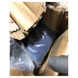 Mainstays Forest Hills 3 Person Steel Porch Swing - Blue/Black