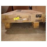 Mainstays Outdoor Wood Porch Rocking Chair, White Color, Weather Resistant Finish