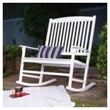 Mainstays Outdoor 2-Person Double Rocking Chair, White