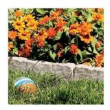 7 Pack - Suncast CPLBSE10TG Landscape Design Border Decorative Natural Rock Stone Edging, 10 Count