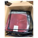 Mainstays Belden Park 3-Piece Outdoor Patio Bistro Set, Red