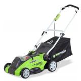 Greenworks 16-Inch 40V Cordless Lawn Mower, 4.0 AH Battery Included 25322