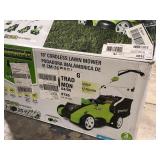 Greenworks 16-Inch 40V Cordless Lawn Mower, 4.0 AH Battery Included 25322