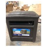 Suncast Smart Trak Wicker Garden Hose Reel Guide and Hideaway, Java Brown