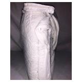 VEEYOO 3 Pieces Bedspread Oversized Queen - Ultrasonic Embossing Lightweight Quilt Set, Soft Microfiber Reversible Coverlet for All Seasons (White, 1 Bedspread, 2 Shams)