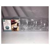 Amscan Mini Stemless Wine Glasses, 10 Count (Pack of 1), Clear