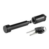Curt 5/8in. Hitch Lock (2in. Receiver, Barbell, Black)