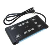 GE UltraPro 10-Outlet 2-USB Power Strip Surge Protector, 4ft. Cord, 34462