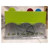 Carmella Bubble Index Color-Coded Cutting Boards Set with Holder for Kitchen Plastic Dishwasher Safe