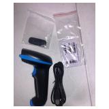 WoneNice Barcode Scanner Wireless 2-in-1 (2.4Ghz Wireless+USB 2.0 Wired) Handheld Bar Code Scanner Reader with USB Receiver for Store, Supermarket, Warehouse