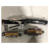 Conair Hot Air Curling Combo, 1.5 Inch (Black and Gold)