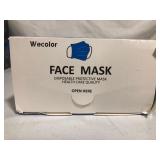 Wecolor 50 PCS Disposable 3-Ply Safety Face Mask for Personal Health