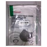 Honeywell Safety Light Gray Dual Layer Face Cover with 8 Replaceable Inserts, Size Youth/Adult Extra Small (RWS-50115)