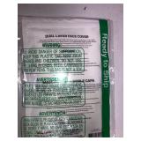 Honeywell Safety Light Gray Dual Layer Face Cover with 8 Replaceable Inserts, Size Youth/Adult Extra Small (RWS-50115)