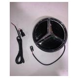 Asizen Car Front Grille Star Emblem LED Logo Works with Mercedes Benz 2006-2013 Illuminated LED Badge Light White