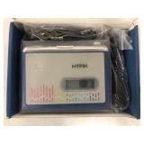 MYPIN Bluetooth Cassette Player with Headphone, Tape Player Bluetooth Output to Headphone/Speaker,Walkman Portable Cassette Tape Player 2 AA Battery or USB Power Supply, 3.5mm Headphone Jack