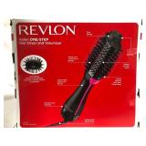 Revlon One-Step Hair Dryer and Volumizer Hot Air Brush, Black Blow Dryer