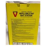 Victor Fast-Kill Brand Refillable Rat Bait Station â 8 Baits