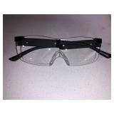 OuShiun Magnifying Glasses with Light Blue Light Blocking Rechargeable Magnifier Eyeglasses Use for Close Work