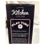 Infunbebe Kids Toy Play Kitchen Super Chef My First Washing Machine With Light & Sounds