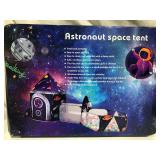LOJETON Rocket Ship Play Tent - Premium Space Castle Pop Up Kids Playhouse with Star Lights - Unique Space and Planet Design for Indoor and Outdoor Fun - Imaginative Toy & Gift for Boys Girls