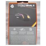 SteelSeries Rival 5 Gaming Mouse with PrismSync RGB Lighting and 9 Programmable Buttons â FPS, MOBA, MMO, Battle Royale â 18,000 CPI TrueMove Air Optical Sensor - Black