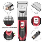 OneIsAll Dog Shaver Clippers Low Noise Rechargeable Cordless Electric Quiet Hair Clippers Set for Dogs Cats Pets