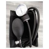 PARAMED Aneroid Sphygmomanometer â Manual Blood Pressure Cuff with Universal Cuff 8.7 - 16.5" and D-Ring â Carrying Case in The kit â Black â Stethoscope Not Included
