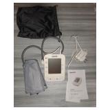 Yuwell Blood Pressure Monitor, Extra Large Upper Arm Cuff, Digital BP Machine for Home Use & Pulse Rate Monitoring Meter, Automatic, Large Display, Voice Broadcasting with Power Adapter and Batteries