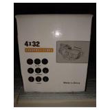 CVLIFE 4x32 Tactical Rifle Scope Red & Green &Blue Illuminated Reticle Scope with Fiber Optic Sight