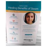 NanoSteamer PRO Professional 4-in-1 Nano Ionic Facial Steamer for Spas - 30 Min Steam Time - Humidifier - Unclogs Pores - Blackheads - Spa Quality - 5 Piece Stainless Steel Skin Kit Included