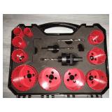 Bi-Metal Hole Saw Kit, SUNGATOR 18-Piece General Purpose 3/4" to 2-1/2" Set with Case. Durable High Speed Steel (HSS). Fast Cut Clean, Smooth and Precise Holes Through Metal, Wood, Plastic, Drywall.