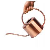 KIBAGA Decorative Copper Colored 40oz Watering Can - Easy Pour Gooseneck Spout for Fast and Easy Indoor Plant Watering