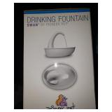 Pioneer Pet Swan Drinking Fountain - Plastic 80 oz