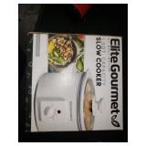 Elite Gourmet - 1.5Qt. Mini Slow Cooker - White