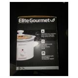 Elite Gourmet - 1.5Qt. Mini Slow Cooker - White